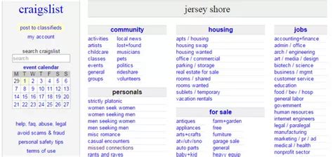 free stuff jersey shore craigslist